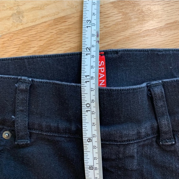 Women’s Spanx Black Ankle Skinny Jeans Business Casual Slimming Size Medium 8 - Picture 12 of 13